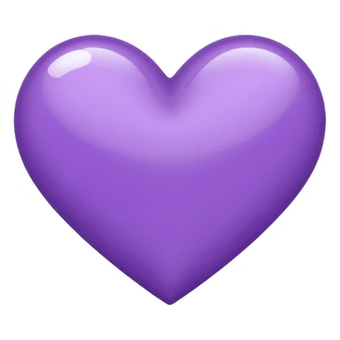 Coeur violet sticker