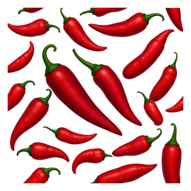 burgundy hot pepper sticker