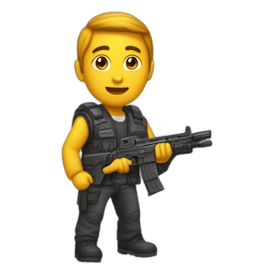 Karma akkabane avec un gun sticker