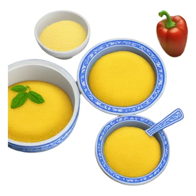 Mămăliga, a traditional Romanian dish made from cornmeal sticker