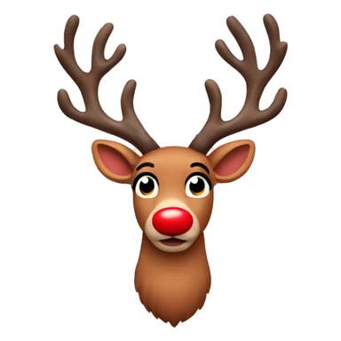 rudolph the red nose reindeer sticker