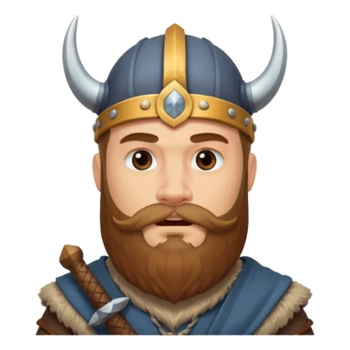 bearded Vikings with out crown sticker