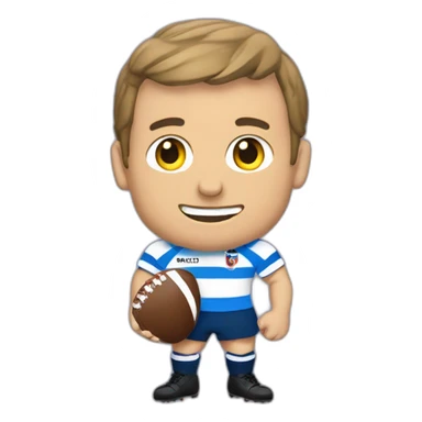 Macron With a rugby ball sticker
