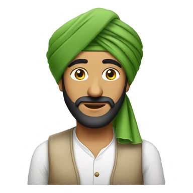 punjab guy in turban sticker