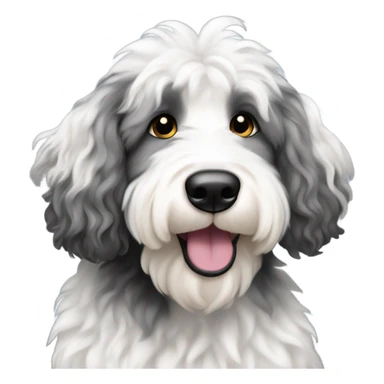 Merle sheepadoodle sticker