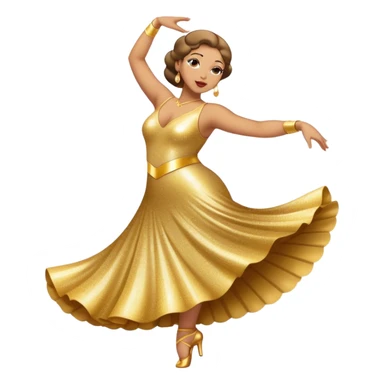 Light skin fat dancer sticker