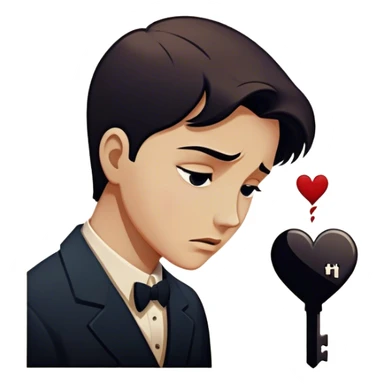 Icon for Drama Movies: A vintage movie poster-style design featuring a tense scene with emotional expressions, a dimly lit background, and key dramatic elements like a broken heart, a tear, and a silhouette of a person in despair. Bold, cinematic typography. Transparent background. sticker