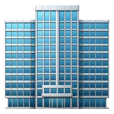 very big office building sticker