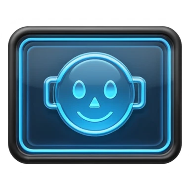  a rectangular neon sign that says RAID sticker