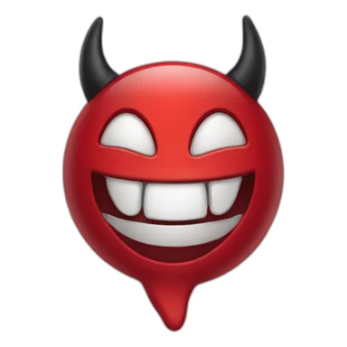 giggle with devil ears  sticker