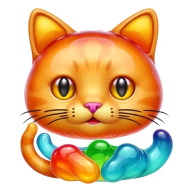 Jelly/jam jar cat sticker