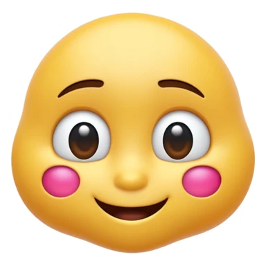 “A high-quality 3D emoji, smooth glossy texture, vibrant blur color, soft studio lighting, realistic reflections, rounded shape, cute expressive face, ultra-detailed, Pixar-style 3D render, isolated on white background, 4K resolution” sticker