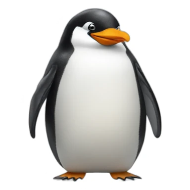 penguin on steroids sticker