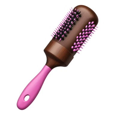 dark brown hair brush for small girls sticker