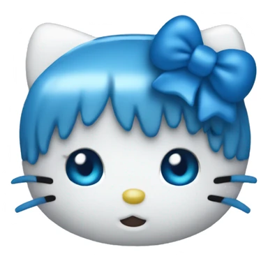 Hello kitty blue 💙 sticker