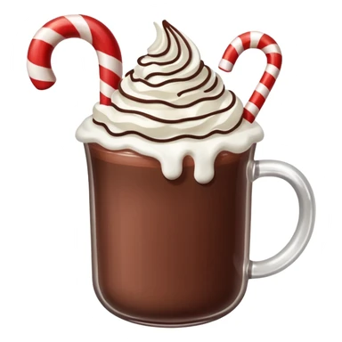 christmas cacao sticker