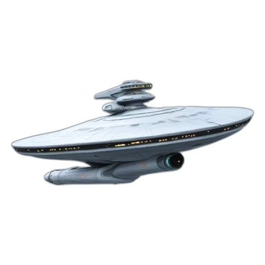 starship enterprise sticker