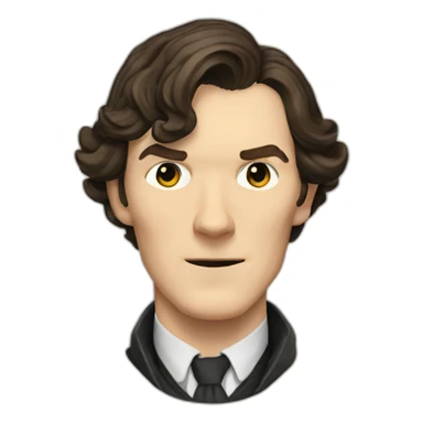 Sherlock Holmes benedict cumberbatch sticker