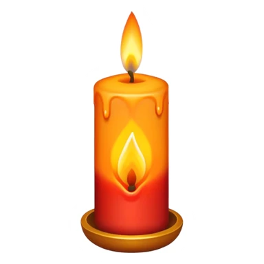 diwali candle sticker