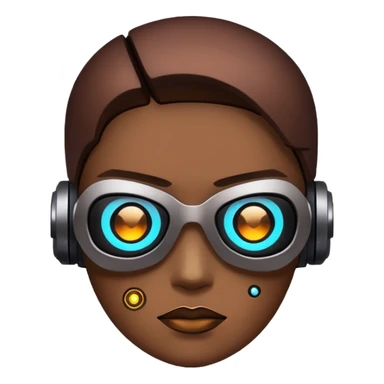 glitter cheap brown cyberpunk sticker