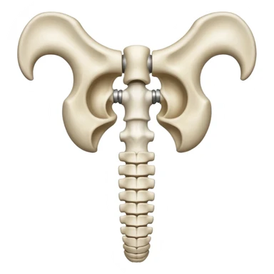  Pelvis bone sticker