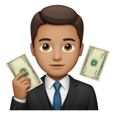 cash character sticker