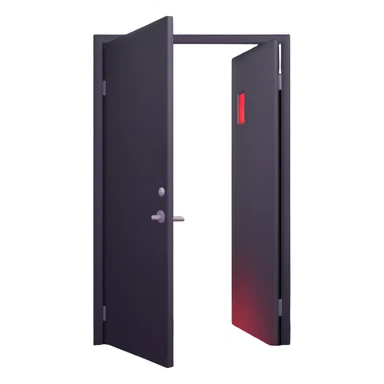 door being unlocked, door open with blinding light, dramatic effect sticker