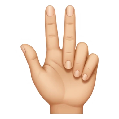 dedo señalando abajo sticker