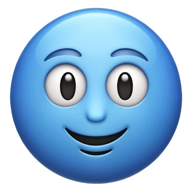 iOS-style 3D emoji: three curved lines radiating outward sticker