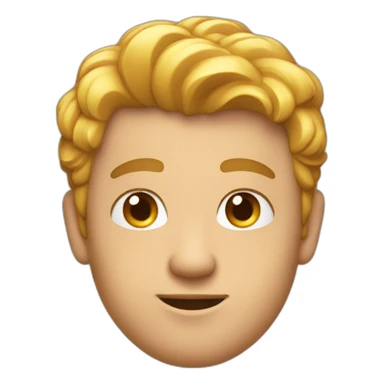 Emoji débile qui bave sticker