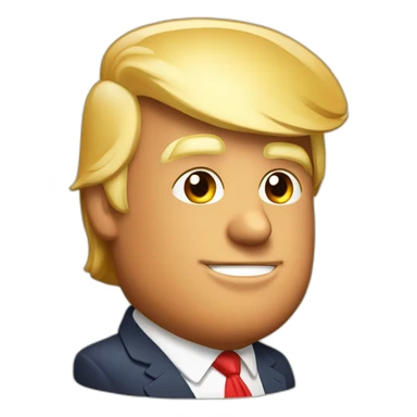 Donald Trump avec une bière sticker