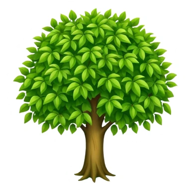 summer tree sticker