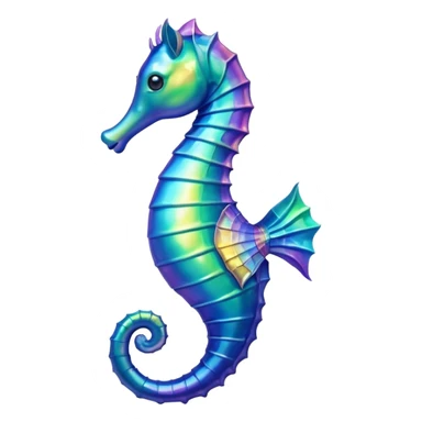 Seahorse emoji sticker