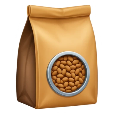 Pet food bag, kibble or pellets sticker