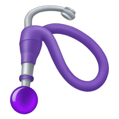 Make a purple Medical stethophonendoscope emoji sticker