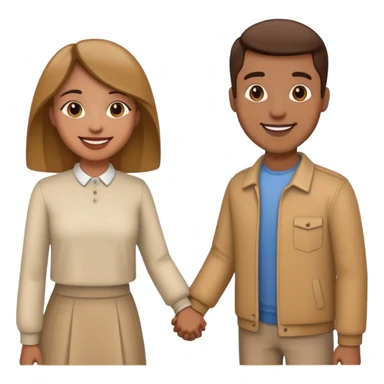Two people who just started dating sticker