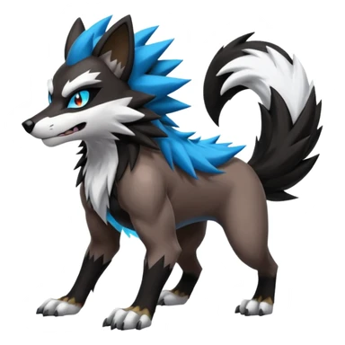 Obstagoon-Luxray-Lycanroc-fusion sticker