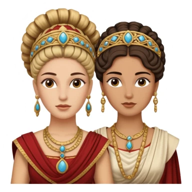 mujer cartagineses y romanos sticker