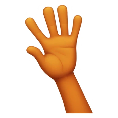 Pumpkin hands in the air  sticker