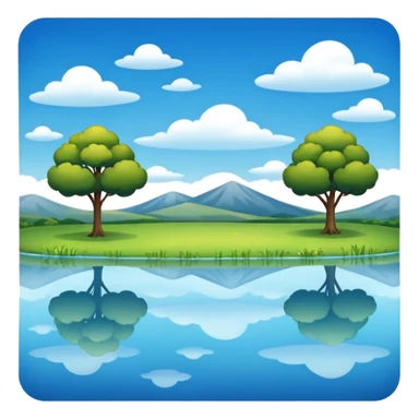 A pond is a small, still body of water—usually smaller than a lake—often shallow enough for sunlight to reach the bottom in most areas. It can be natural, formed by springs or rainfall collecting in a low area, or man-made, like a farm or garden pond. sticker