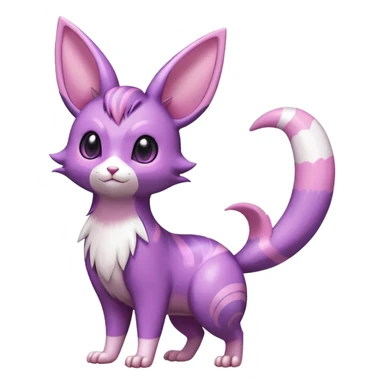 Shiny Furret-Espeon-Hybrid (Full body) sticker