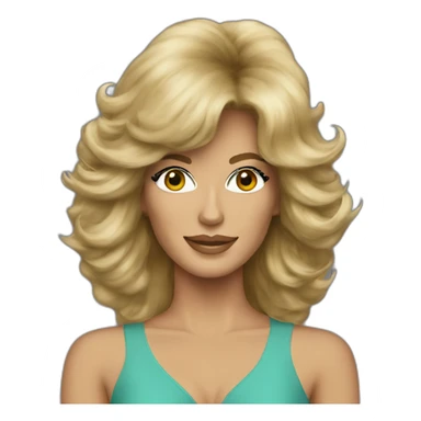 Farrah fawcett sticker