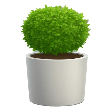 hedge garden box pot sticker
