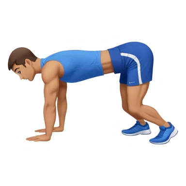glute-bridges-exercise guy with blue shorts  sticker