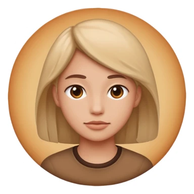 un personnage dans un rond sticker