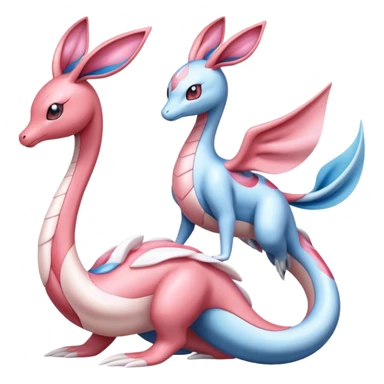 Milotic-Sylveon-Dragonair-Pokémon full body sticker