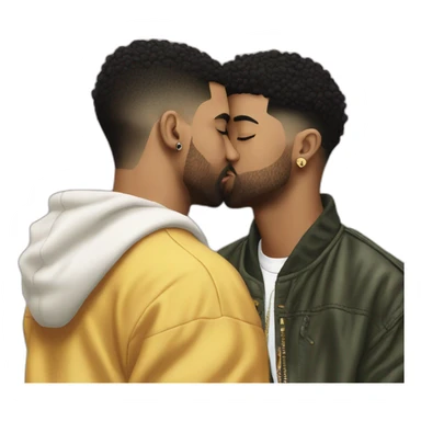 drake kissing 21 savage sticker