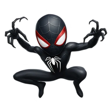 Symbiote spider-man sticker