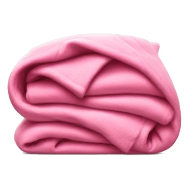 A pink folded blanket  sticker