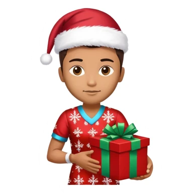 Indian cricket player pant Christmas dress with gift box that gift box front side print Brisbane heat today loss sticker